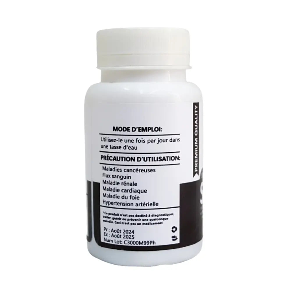 Flacon de Shilamax Nutrafrik – complément à base de shilajit pur de l’Himalaya