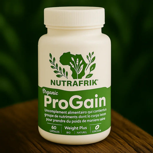 Packaging complément prise de poids ProGain de Nutrafrik