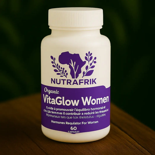 VitaGlow Nutrafrik : complément alimentaire naturel pour équilibre hormonal femme et régulation du cycle menstruel
