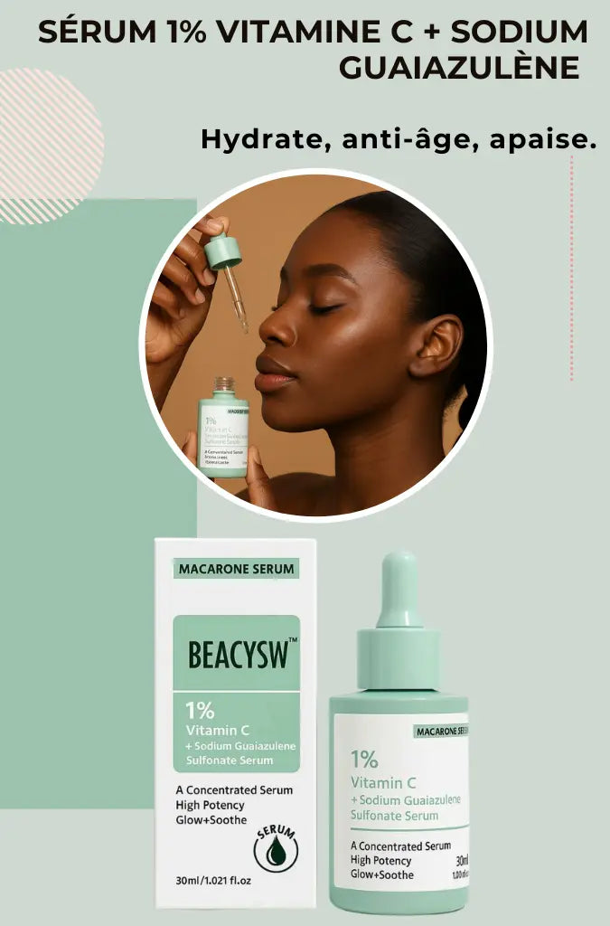 Sérum 1% Vitamine C + Sodium Guaiazulène - NUTRAFRIK