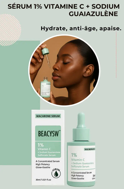 Sérum 1% Vitamine C + Sodium Guaiazulène - NUTRAFRIK