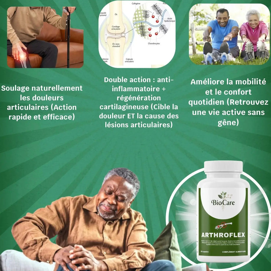 Arthroflex Biocare, complément naturel pour les douleurs articulaires à Conakry