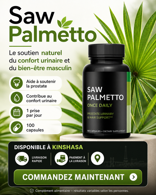 Saw Palmetto Nutrafrik : Chute & Prostate