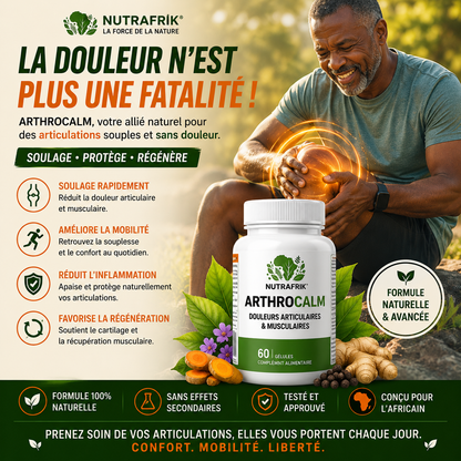 Arthrocalm RDC : Soulagement articulaire naturel – Livraison Kinshasa