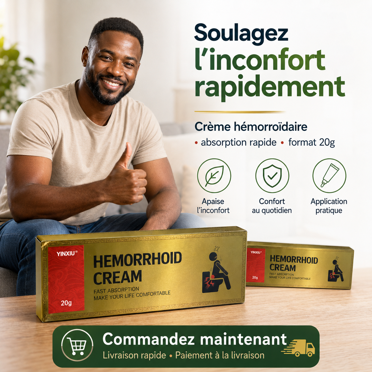 Crème pour hémorroïdes - Nutrafrik
