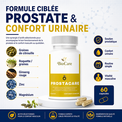 PROSTACARE Biocare Douala pour la santé de la prostate - 30 000 FCFA