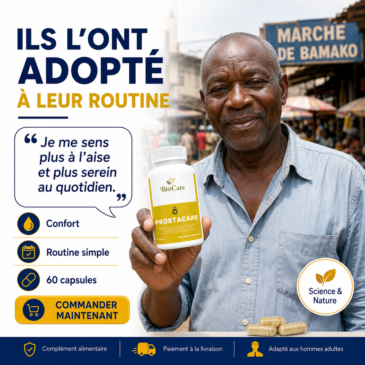 PROSTACARE Biocare Conakry, confort urinaire retrouvé - 450 000 GNF