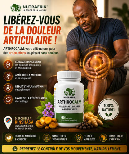 Arthrocalm RDC : Soulagement articulaire naturel – Livraison Kinshasa