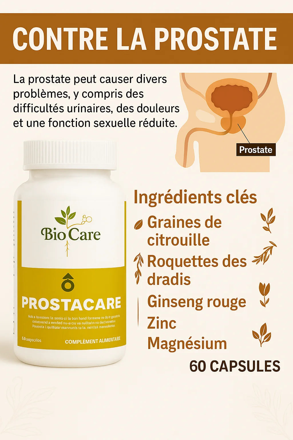 PROSTACARE Biocare Conakry, confort urinaire retrouvé - 450 000 GNF