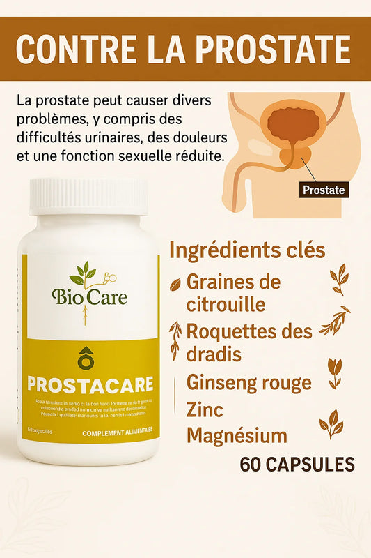 PROSTACARE Biocare Bamako, soutien naturel prostate - 30 000 FCFA