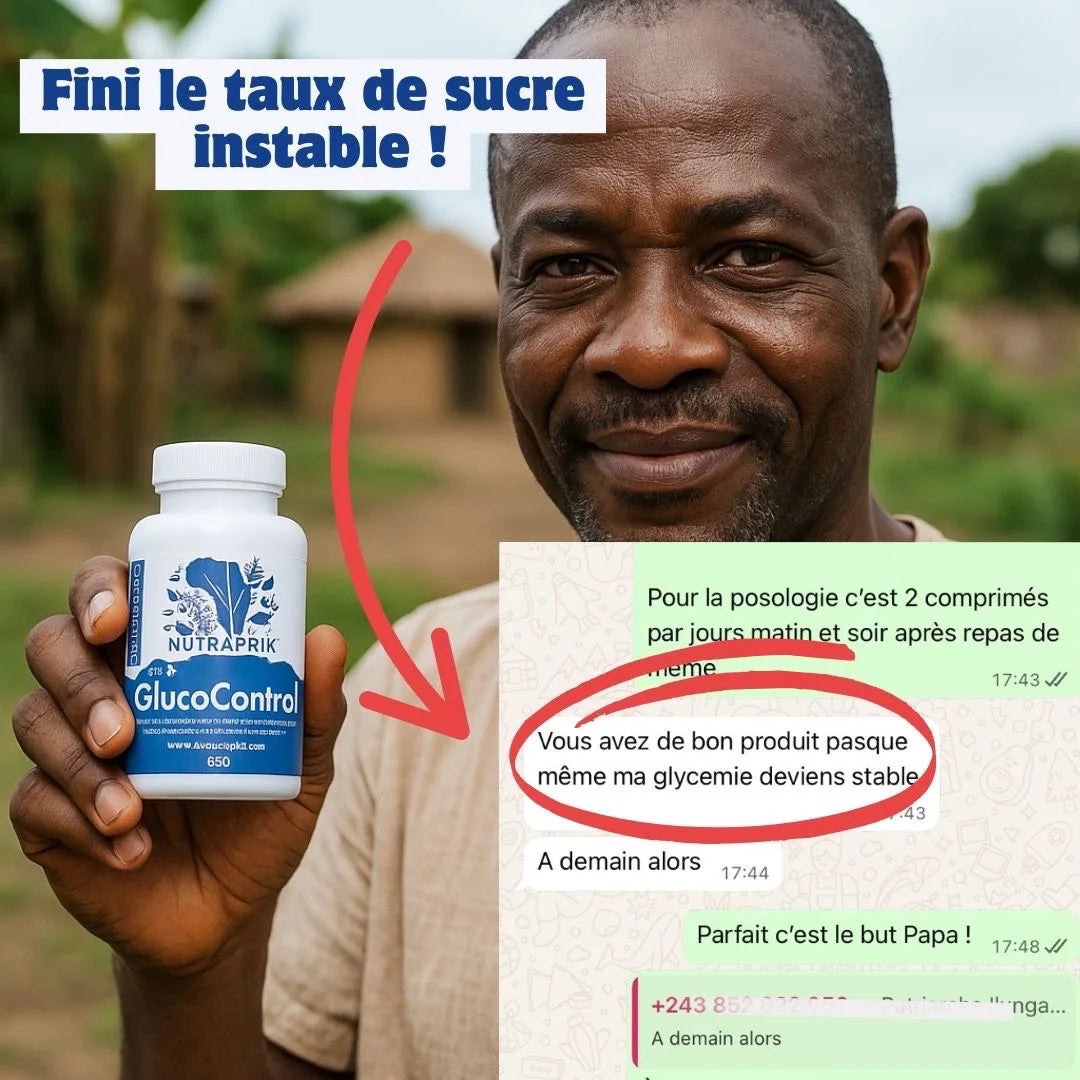 Nutrafrik GlucoControl : la solution naturelle pour équilibrer votre glycémie AFRICA WORLD
