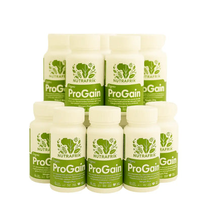 Packaging complément prise de poids ProGain de Nutrafrik
