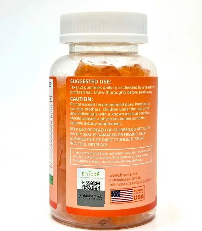 Vitamine C Gummies – Éclat, énergie & équilibre AFRICA WORLD