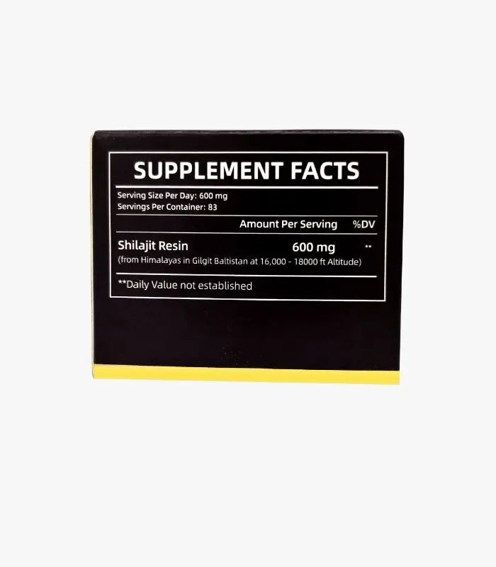 Pure Resigne de Shilajit (60mg) - NUTRAFRIK