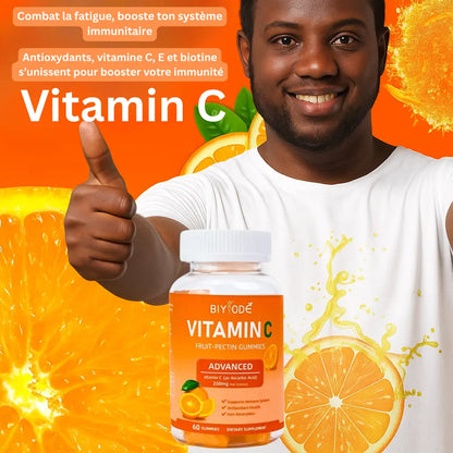 Vitamine C Gummies – Éclat, énergie & équilibre AFRICA WORLD
