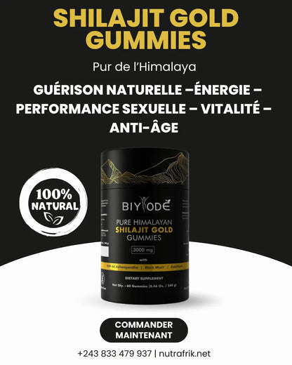 Shilajit  gummies Gold - NUTRAFRIK