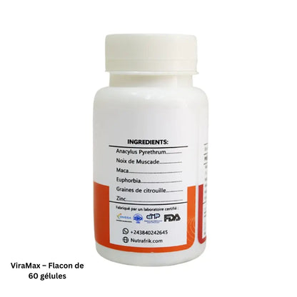 ViraMax traitement naturel de la faiblesse sexuelle chez les hommes