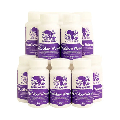 VitaGlow Nutrafrik : complément alimentaire naturel pour équilibre hormonal femme et régulation du cycle menstruel