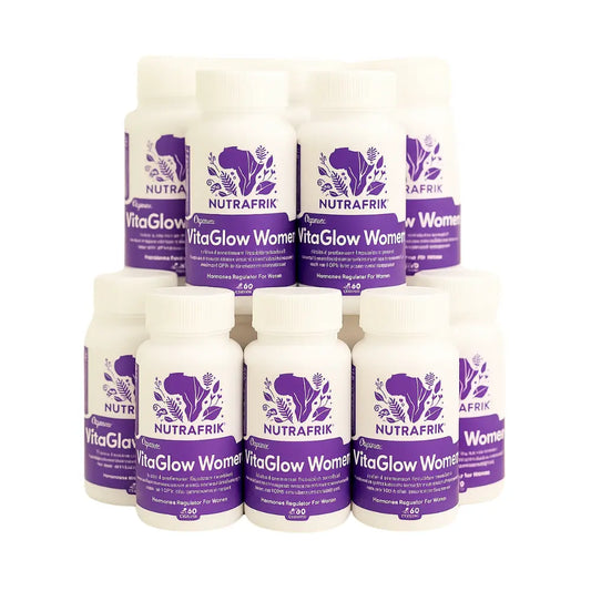 VitaGlow Nutrafrik : complément alimentaire naturel pour équilibre hormonal femme et régulation du cycle menstruel